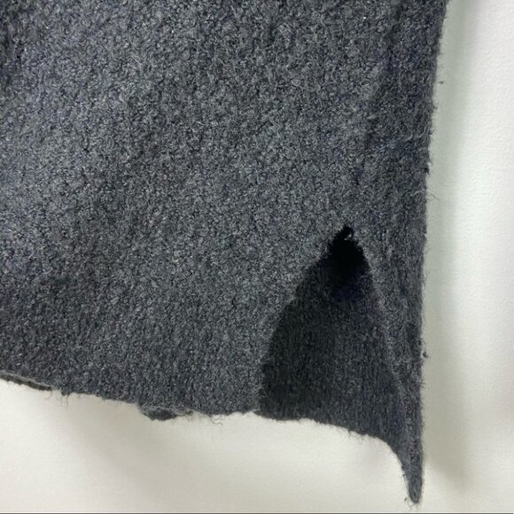 Anthropologie Alpaca Merino Wool Simone Sweater Grey Size XS Knit‎ V-Neck Boho - Picture 8 of 13